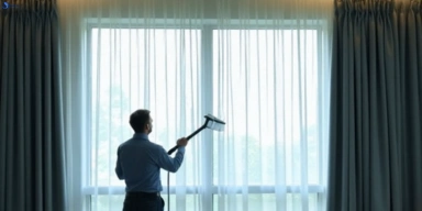 Commercial drapes cleaning service westlake hotels offices